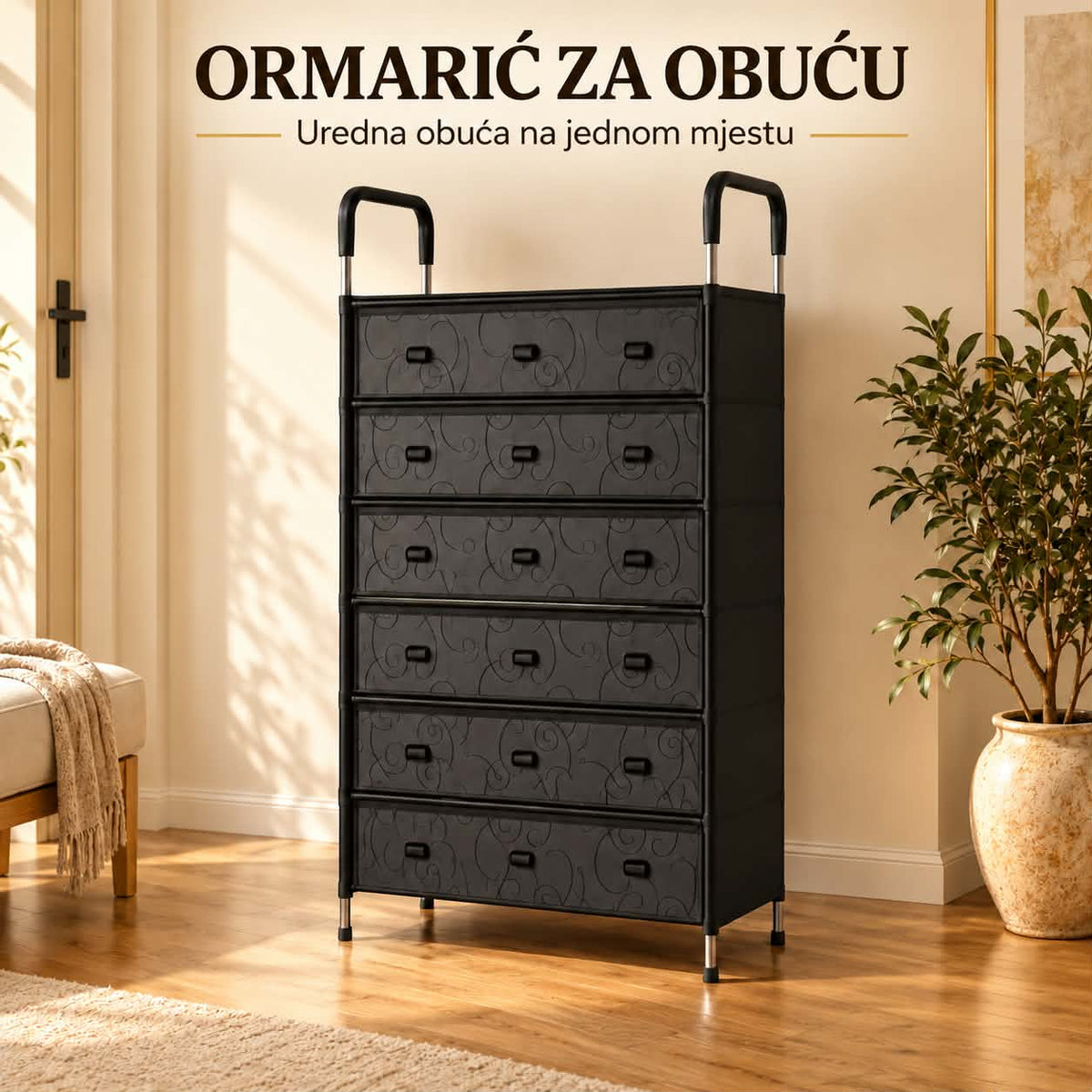 Ormarić za obuću na 6 nivoa - DustFree