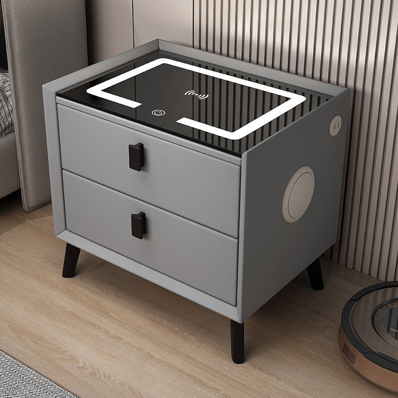 Noćni ormarić sa bežičnim punjačem i zvučnikom