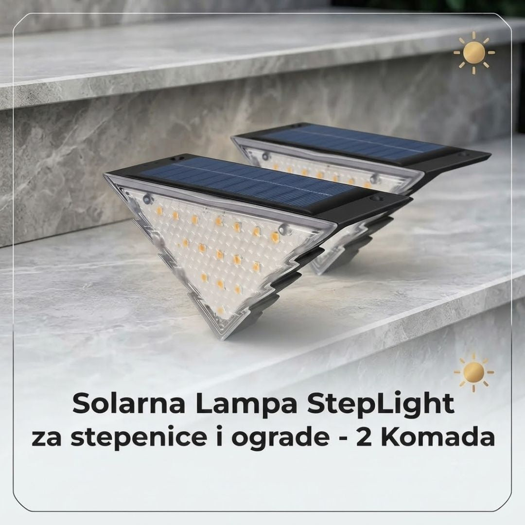 Solarna Lampa StepLight za stepenice i ograde 2 komada