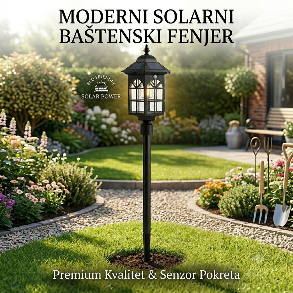 Solarni baštenski fenjer SolarisPremium