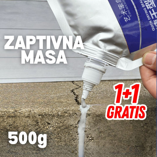 Vodootporna zaptivna masa za beton, pločice i drvo 500g - 1+1 GRATIS